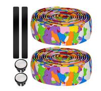 Tanxemery Ruban De Guidon Pour Vélo | Revêtement Adhésif Absorbant Les Chocs | De Grip Pour Vélo,Pour Installation Confort De Conduite Amélioration Amortissement Des Vibrations