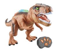 Tanxier Jouets Dinosaures | Dinosaure Télécommandé Lumineux Crachant Rugissant | Figurine RC Électronique Marche Jouet pour Cadeau Anniversaire Fête Noël