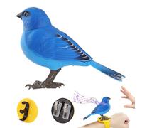 Tanxier Oiseau Parlant,Jouet pour Tout-Petits - Animal De Compagnie Électronique Bureau Réaliste avec Interaction Parlante pour Tout Petits Utilisable en Extérieur pour Voyage Et Salle D