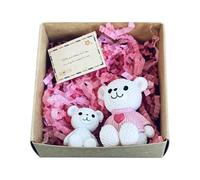Tanxier Petit en Boîte - Peluche Inspirante avec Carte À Pochette - Jouet d'Encouragement Positif Déco Maison | Cadeaux d'anniversaire Mariage Graduation et Anniversaires