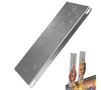 Tanxier Planche à Saumon Flame | Planche en Cèdre Inoxydable pour Grill,Ustensiles De Barbecue Planches À Poisson Réglables pour Hommes Femmes Maison Extérieur Pique-Nique