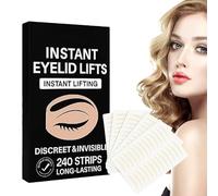 Tanxier Ruban pour Paupières Invisible pour Yeux Tombants | Autocollants Invisibles Yeux Lourds | 240 Pièces Bandes Adhésives Imperméables Femmes Maquillage Nuit Rendez-Vous Plage
