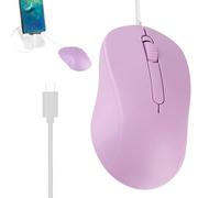 Tanxier Souris Filaire pour Ordinateur,Souris PC avec Câble | Plug-and-Play Silencieuse Antidérapante Ergonomique Accessoires pour Hommes et Femmes Bureau Maison Jeu École