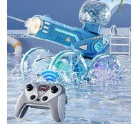 Tanxier Voiture Télécommandée - Véhicule RC Amphibie Tout Terrain | Télécommande Vitesse Réglable avec à Eau pour Course, Compétition, Extérieur et Intérieur