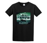 TANYOUPIN Alaska Deadliest Catch Men Adult Short Sleeve Black S