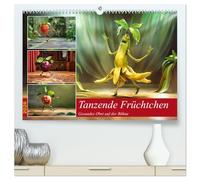 Tanzende Früchtchen (hochwertiger Premium Wandkalender 2026 DIN A2 quer), Kunstdruck in Hochglanz: Tauchen Sie ein in die wunderbare Welt der gesunden Früchte.
