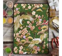 TANZEQI Kit de peinture en émail cloisonné pour peinture chinoise en émail cloisonné art de grue et de paysage, patrimoine culturel immatériel (grue A)