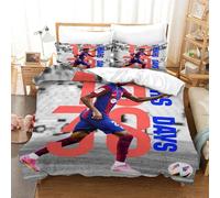 tanzhenning Lames de Yamal Housse De Couette Enfant,Imprimé Microfibre Ensemble De Literie avec Housses De Couettes Et Taie d'oreiller avec Double（200x200cm）