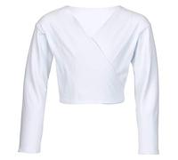 tanzmuster ® Cache-Coeur -Mandy- Danse Classique - Blanc, 164/170 (15-16 Ans)
