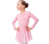 tanzmuster ® Cache-Coeur -Mandy- Danse Classique - Rose, 116/122 (7-8 Ans)