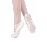 tanzmuster Demi-Pointes en Satin Nicky - Semelle entière - Danse Classique - pour Enfants et Adultes - Rose, 30