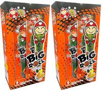 Tao Kae Noi Big Roll Grilled Seaweed Tom Yum Goong, algues grillées, snack d'algues grillées Tom Yum Goong, 9 Snackrolls à 3 g, 27 g (Lot de 2)