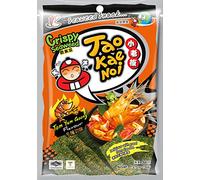Tao Kae Noi Crispy Seaweed Snack Tom Yum Goong, Snack d'algues au goût de crevettes, 32 g
