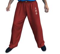 TAO Martial Pantalon Tai Chi Ample en Viscose - Homme Femme - Pantalon Qi Gong - Large, Fluide, Taille Élastique