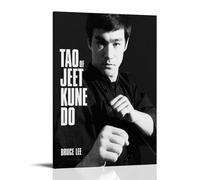 Tao of Jeet Kune Do Bruce Lee Poster Peinture décorative sur toile Art mural pour salon, chambre à coucher, art mural, impression d'image moderne, décoration de salle familiale, 50 x 75 cm