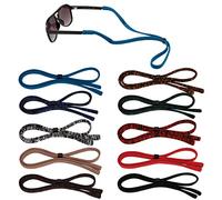 tao pipe 10 Pcs Cordon pour Lunettes - Sangle Réglable Élastique Universelle pour Lunettes de Sport, Lecture, Soleil et Protection - Homme et Femme