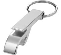 "Tao" Porte-clés en aluminium recyclé avec ouvre-bouteille PF4245 (taille unique) (Argent)