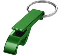 "Tao" Porte-clés en aluminium recyclé avec ouvre-bouteille PF4245 (taille unique) (Vert)