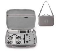 TaoAcc DJI Neo Fly More Combo Sac de Transport Case Étui de Protection pour Neo RC-N3 et 6 Batteries Accessoires de Drone Sac de Voyage Portable PU avec Sangle de Transport, Gris(Incompatible Neo 2)