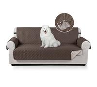 TAOCOCO Housse de canapé 3 Places, imperméable, avec Bande élastique, Protection de canapé rembourrée et antidérapante, pour Le Salon, pour Animaux de Compagnie, Enfants Qui Jouent (Marron)