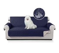 TAOCOCO Housse de canapé 3 Places, imperméable, avec Bande élastique, Protection de canapé rembourrée et antidérapante, pour Le Salon, pour Animaux de Compagnie, Enfants Qui Jouent (Bleu Profond)