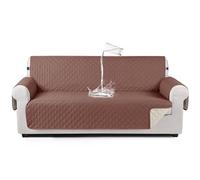 TAOCOCO Housse de canapé 3 Places, imperméable, avec Bande élastique, Protection de canapé rembourrée et antidérapante, pour Le Salon, pour Animaux de Compagnie, Enfants Qui Jouent (Caramel)