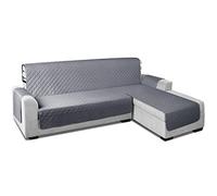 TAOCOCO Housse de canapé L 240x270cm, imperméable, avec Bande élastique, Protection de canapé rembourrée et antidérapante, pour Le Salon, pour Animaux de Compagnie, Enfants Qui Jouent (Gris Foncé)