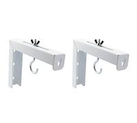 TAODAN 1 lot de supports muraux en forme de L pour écran de projecteur et écrans de cinéma, crochets de montage réglables pour écran de projection