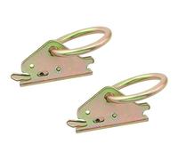 TAODAN Lot de 2 anneaux d'ancrage pour système d'arrimage E-Track - Anneau de fixation fixe