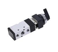 TaoHHU Valve pneumatique à interrupteur de sélection droite, vanne mécanique pneumatique série MV522(8mm)