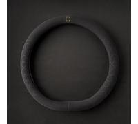 TaoieWkolt pour Renault Kangoo, Couvre Volant Voiture, Housses de Volant en Cuir Suédé Fin avec Toucher Doux en Alcantara, Antidérapant et Sport,B-Yellow