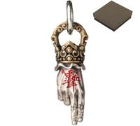 Taoist Sword Mudra Charm Pendant,Handmade Feng Shui Amulet Necklace,Unique Protective Talisman Jewelry,Meaningful Gift for Men and Women (1)