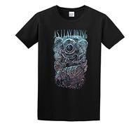 TAOKEBEAR As I Lay Dying Poster Art Unisex 100% Cotton Short-Sleeve T-Shirts Black S
