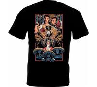 TAOKEBEAR Big Trouble in Little China John Carpenter Gift Movie Poster Unisex 100% Cotton Short-Sleeve T-Shirts Black S