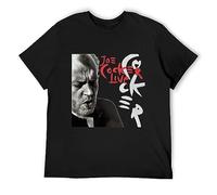 TAOKEBEAR Joe Cocker Live Unisex 100% Cotton Short-Sleeve T-Shirts Black S