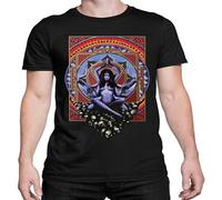 TAOKEBEAR Kali Goddess of Time Creation Horror Shiva Osom Swag Yolo Dope Interesting Unisex O-Neck 100% Cotton Short-Sleeve T-Shirts Black L