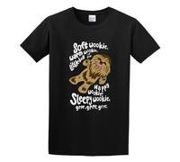 TAOKEBEAR Man Soft Wookie Warm Wookie Little Ball of Fur Unisex 100% Cotton Short-Sleeve T-Shirts Black L