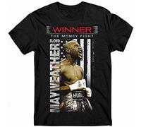 TAOKEBEAR Mayweather Floyd Winner The Money Fight Unisex 100% Cotton Short-Sleeve T-Shirts Black M