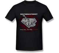 TAOKEBEAR Mother's Finest Unisex 100% Cotton Short-Sleeve T-Shirts Black XXL