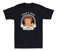 TAOKEBEAR Mrs Brown’S That’S Nice Now Feck Off Funny Comedy TV Series Unisex O-Neck 100% Cotton Short-Sleeve T-Shirts Black XXXL