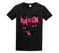 TAOKEBEAR Psychedelic Furs Squares Unisex 100% Cotton Short-Sleeve T-Shirts Black S