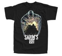 TAOKEBEAR Salem'S Lot Tobe Hooper Movie Poster Unisex 100% Cotton Short-Sleeve T-Shirts Black L