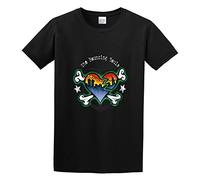 TAOKEBEAR The Bouncing Souls Unisex 100% Cotton Short-Sleeve T-Shirts Black L