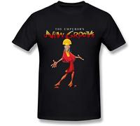 TAOKEBEAR The Emperors New Groove Poster Unisex O-Neck 100% Cotton Short-Sleeve T-Shirts Black M