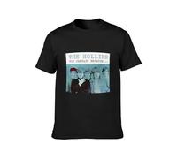 TAOKEBEAR The Hollies for Certain Because Vinyl CD Cover Unisex 100% Cotton Short-Sleeve T-Shirts Black S