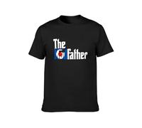 TAOKEBEAR The Modfather Funny Parody Slogan Unisex 100% Cotton Short-Sleeve T-Shirts Black XXXL