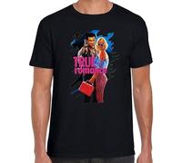 TAOKEBEAR True Romance Movie Poster Birthday Present Cool Unisex O-Neck 100% Cotton Short-Sleeve T-Shirts Black M