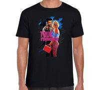 TAOKEBEAR True Romance Movie Poster Birthday Present Cool Unisex O-Neck 100% Cotton Short-Sleeve T-Shirts Black S