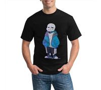 TAOKEBEAR Undertale sans Get Dunked on Unisex O-Neck 100% Cotton Short-Sleeve T-Shirts Black XL
