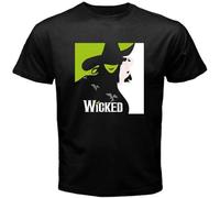 TAOKEBEAR Wicked Broadway Musical Logo Unisex O-Neck 100% Cotton Short-Sleeve T-Shirts Black XL